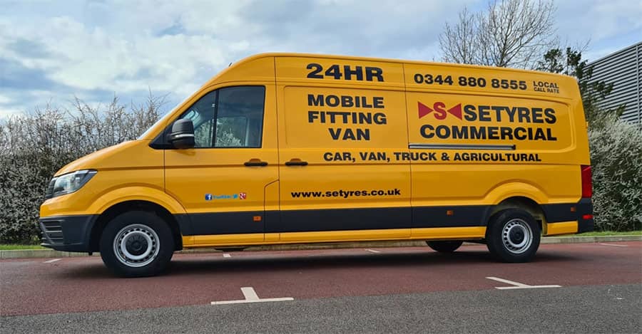 Setyres Mobile Tyre Fitting Van